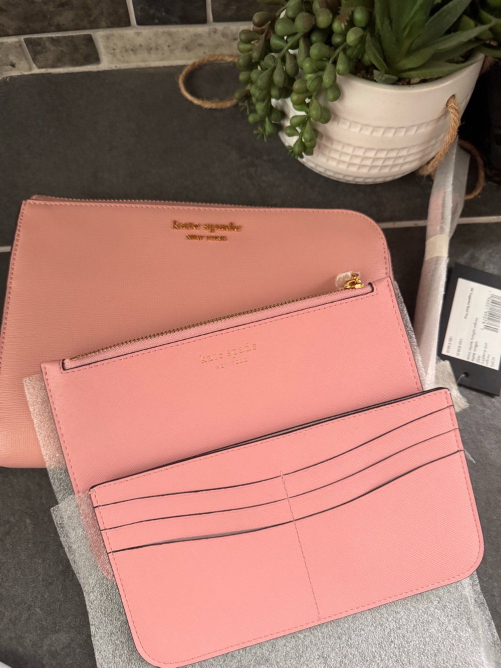 Pink Dune Kate Spade Morgan Leather Travel Organizer